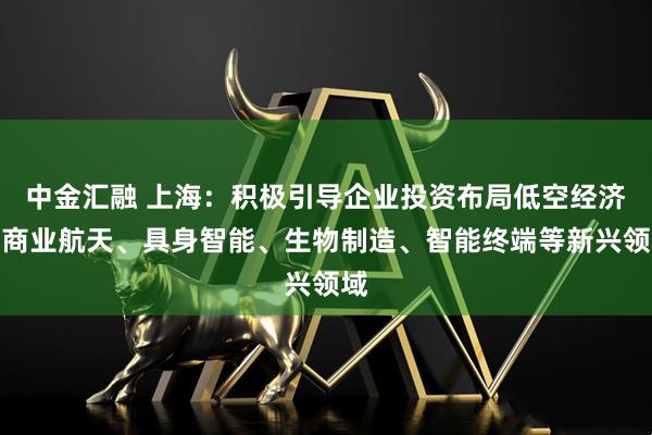 中金汇融 上海：积极引导企业投资布局低空经济、商业航天、具身智能、生物制造、智能终端等新兴领域