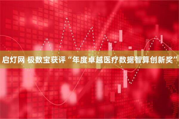 启灯网 极数宝获评“年度卓越医疗数据智算创新奖”
