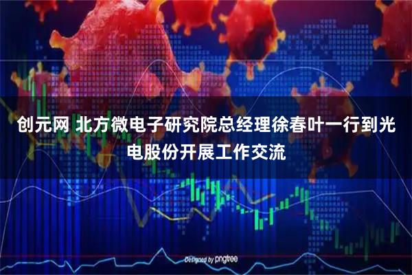 创元网 北方微电子研究院总经理徐春叶一行到光电股份开展工作交流