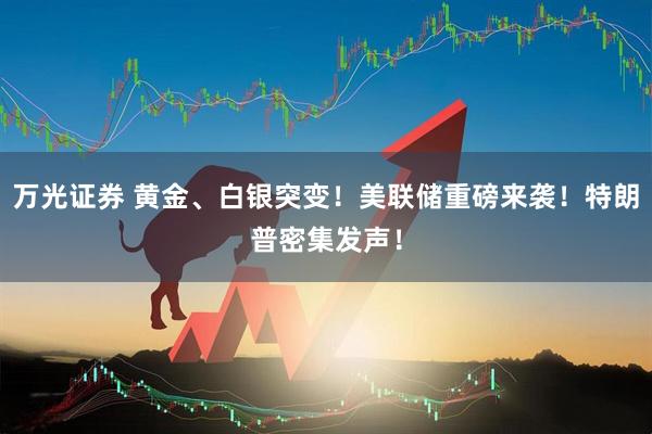 万光证券 黄金、白银突变！美联储重磅来袭！特朗普密集发声！